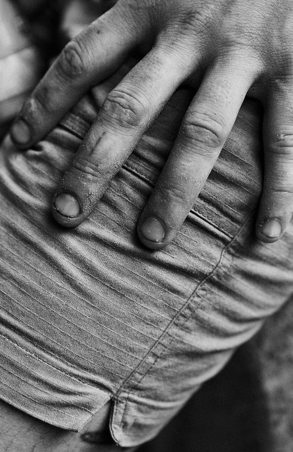 editorial image of Matt Byrds hands