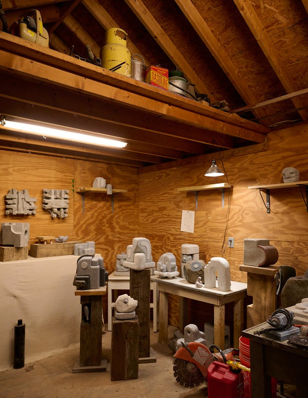 editorial image of Matt Byrd stone studio