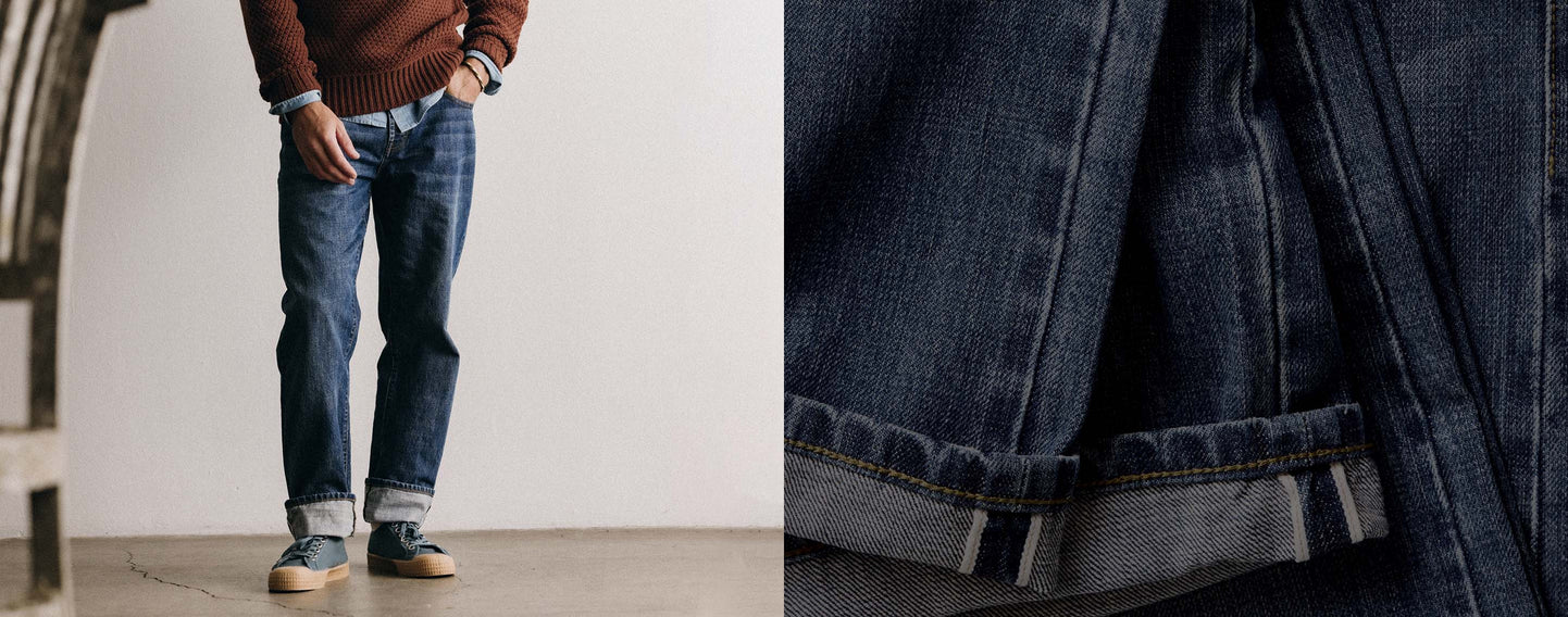 The Straight Fit Jean,  by Taylor Stitch